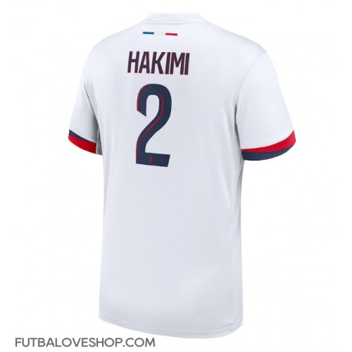 Dres Paris Saint-Germain Achraf Hakimi #2 Preč 2024-25 Krátky Rukáv